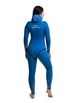 Гидрокостюм для фридайвинга бирюза «Жемчуг», 5мм